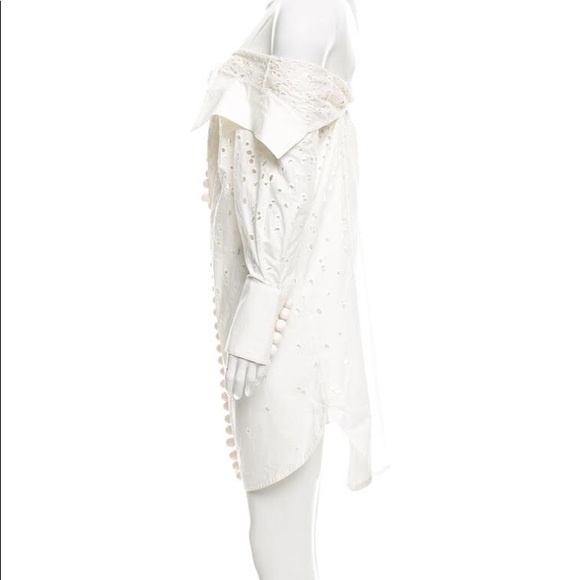 PROENZA SCHOULER Off-the-shoulder Eyelet Dress - Picture 4 of 6